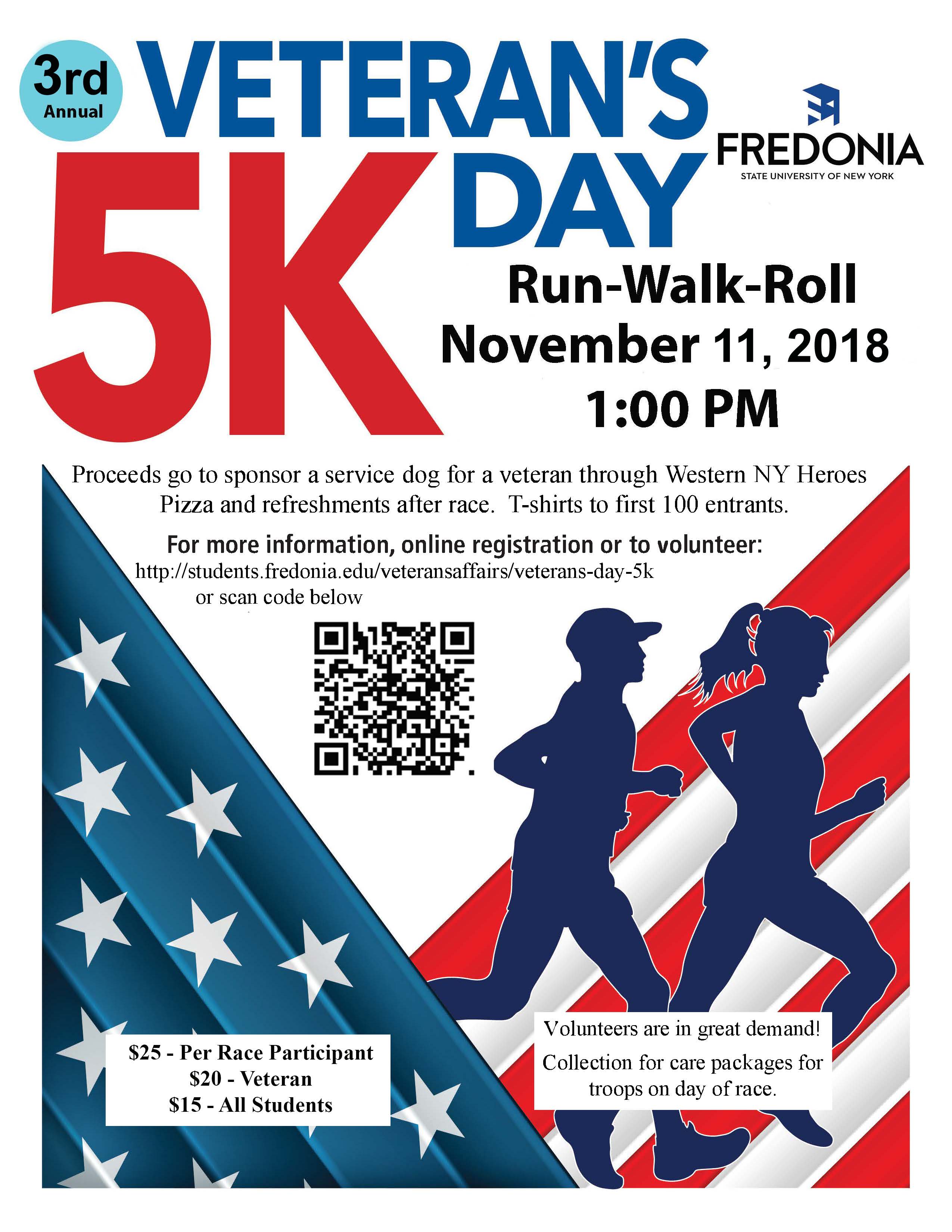 Veterans Day 5K Fredonia.edu
